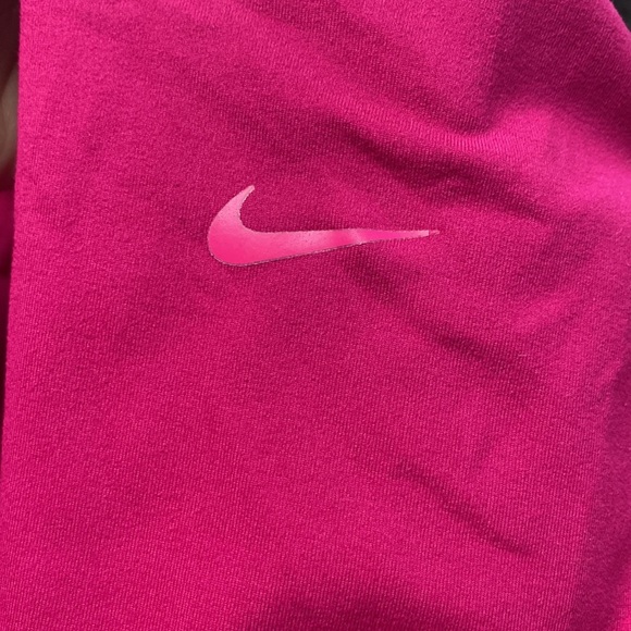 Nike golf performance 2 tone pink quarter zip long sleeve top size small - Picture 6 of 9